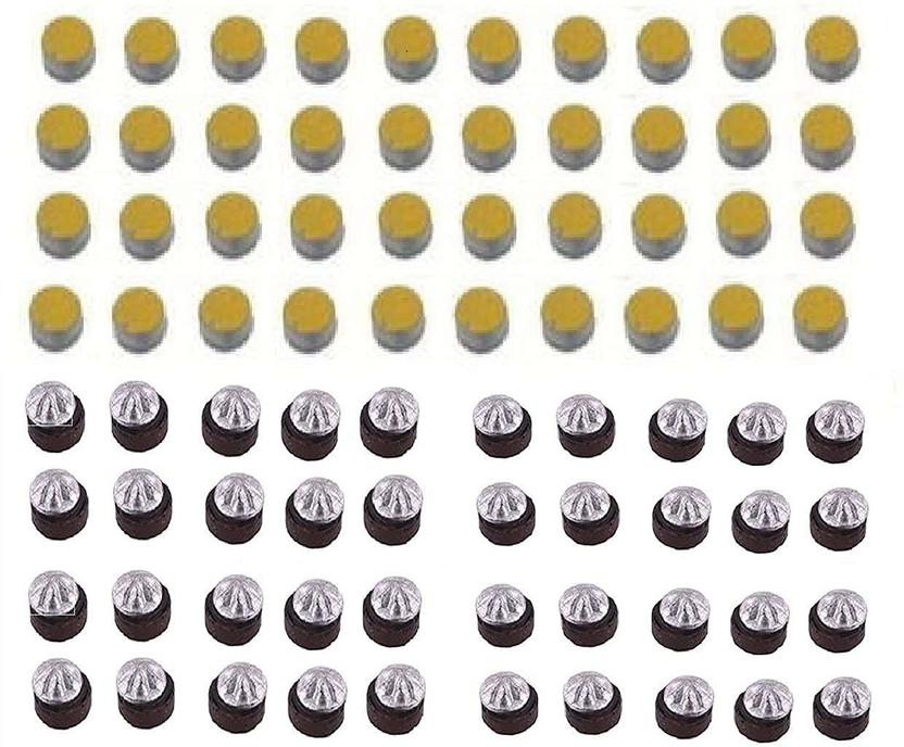 Acs 124 Acs sujok acupressure kit sujok magnets sujok therapy kit byol magnet acupressure yellow white 40 Pcs Massager(Silver, Yellow)