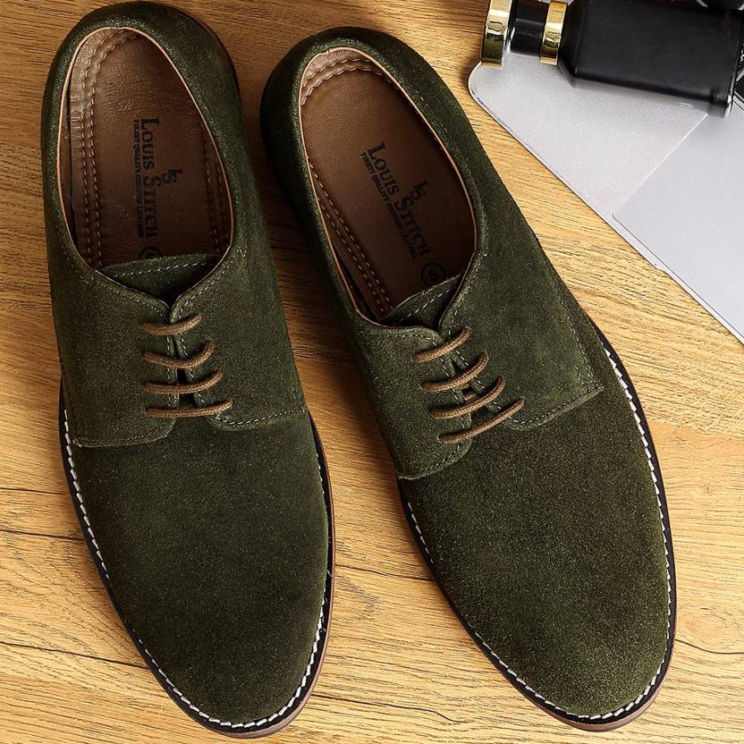 LOUIS STITCH Men's Lace up Style Italian Suede Leather Shoes Lace Up For  Men - Buy LOUIS STITCH Men's Lace up Style Italian Suede Leather Shoes Lace  Up For Men Online at