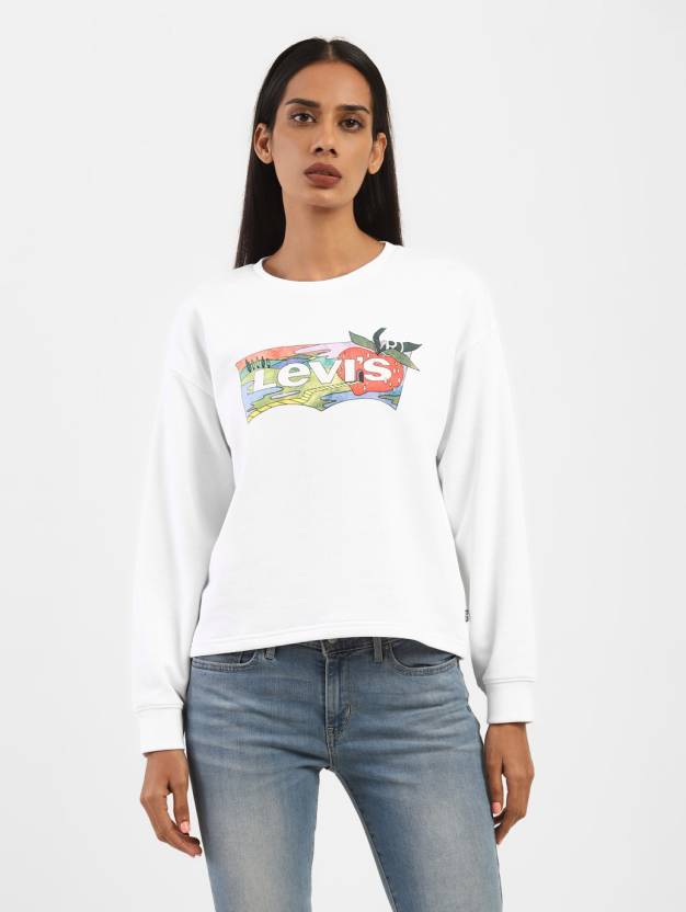 LEVI'S Full Sleeve Graphic Print Women Sweatshirt - Buy LEVI'S Full Sleeve  Graphic Print Women Sweatshirt Online at Best Prices in India 