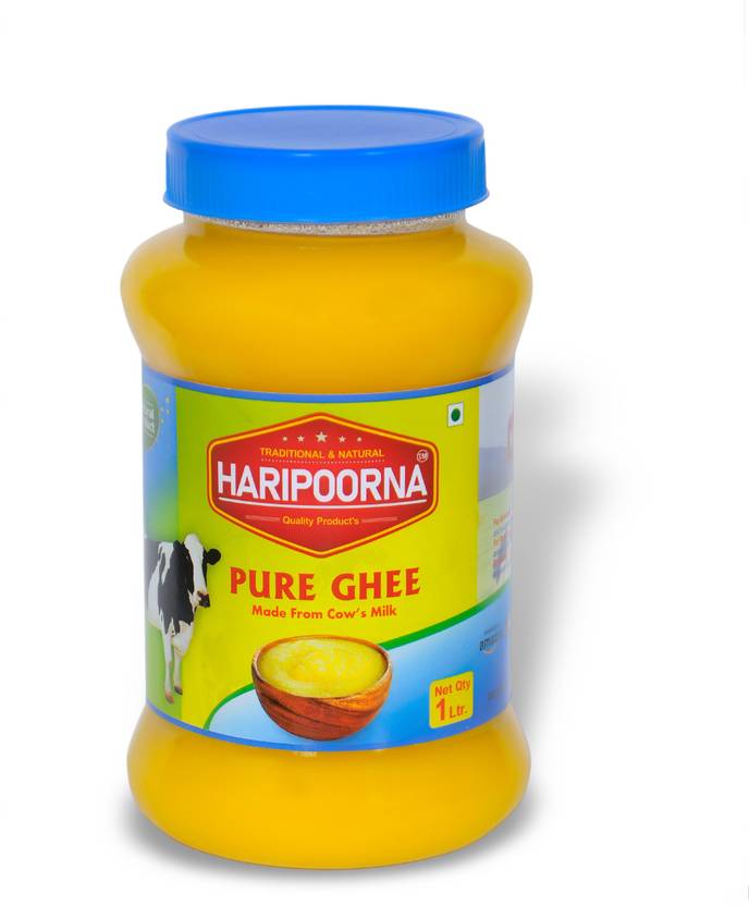 Haripoorna hH100 Pure HCow Ghee 1L Desi Ghee with Rich Aroma Ghee