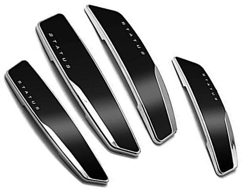 Auto E-Shopping Plastic Car Door Guard(Black, Pack of 4 Pcs, Universal For Car, Universal For Car)
