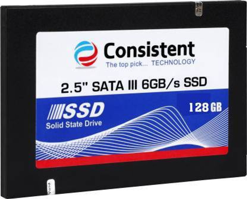 Consistent CTSSD 128 GB All in One PC's, Desktop, Laptop, Network Attached Storage Black SATA Internal Solid State Drive (SSD) (CT)(Interface: SATA, Form Factor: 2.5 Inch)