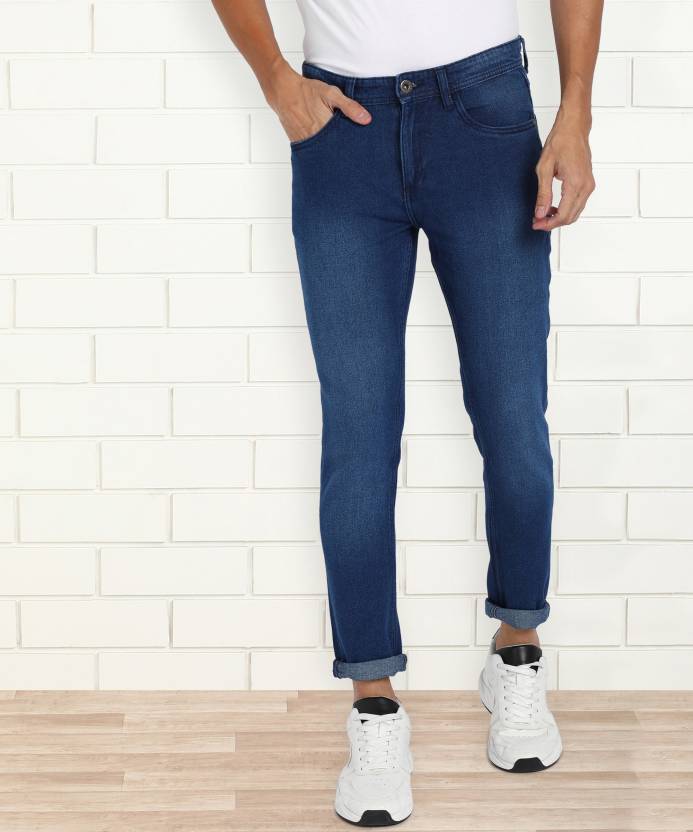 [Size 32] PROVOGUE Men Skinny Mid Rise Blue Jeans