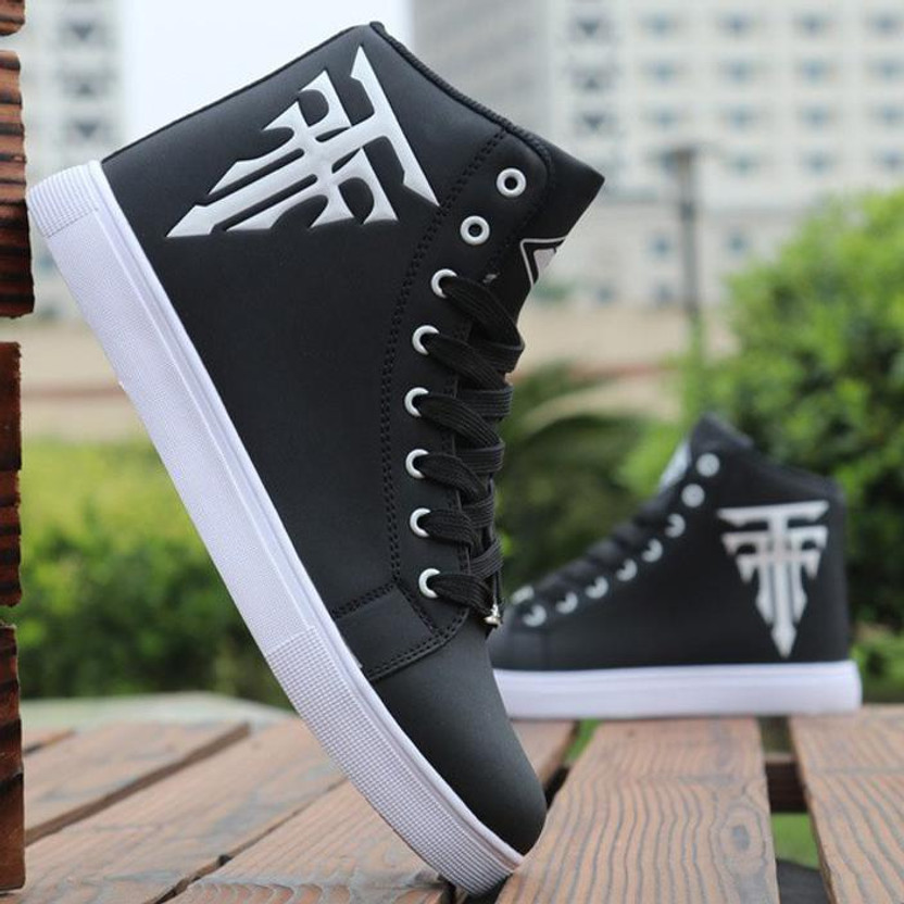MAFLO CASUAL HIGT TOPS BLACK High Tops For Men(Black , 10)