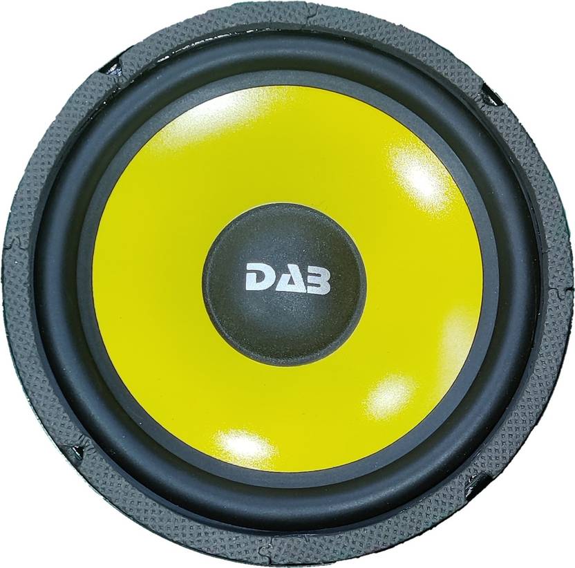 Buy DAB 8 inch Speaker Woofer Subwoofer Yellow 150 W Tower Speaker
