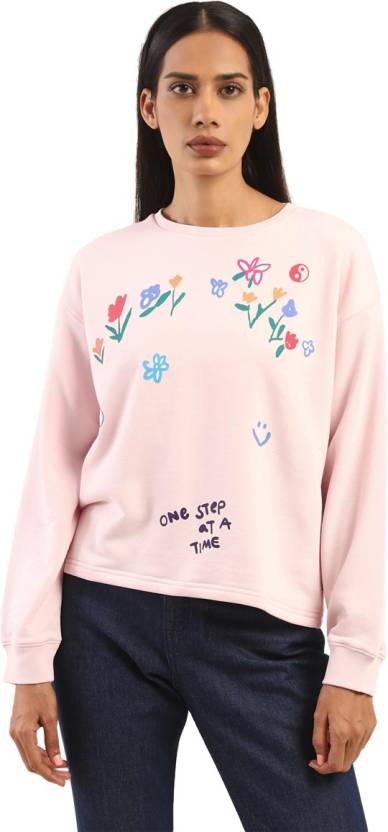 LEVI'S Full Sleeve Floral Print Women Sweatshirt - Buy LEVI'S Full Sleeve  Floral Print Women Sweatshirt Online at Best Prices in India 