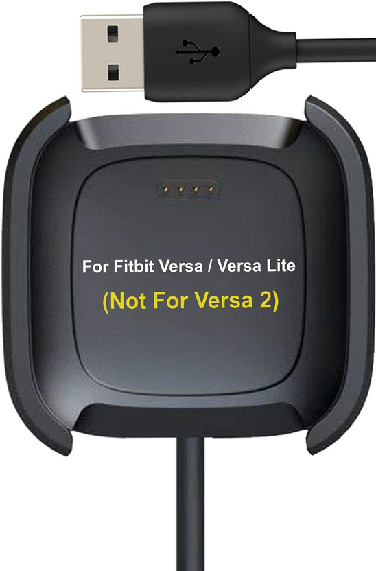 housemate Charger Dock Cable Compatible with Fitbit Versa (Not for Versa 2) - (Black) Charging Pad
