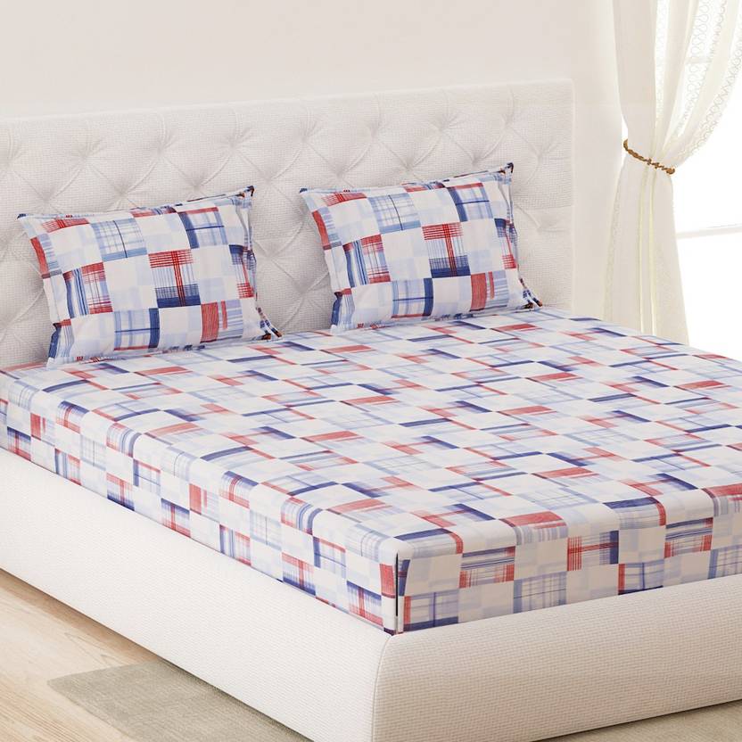 Moca by Monte Carlo 120 TC Cotton Double Printed Flat Bedsheet Buy Moca by Monte Carlo 120 TC