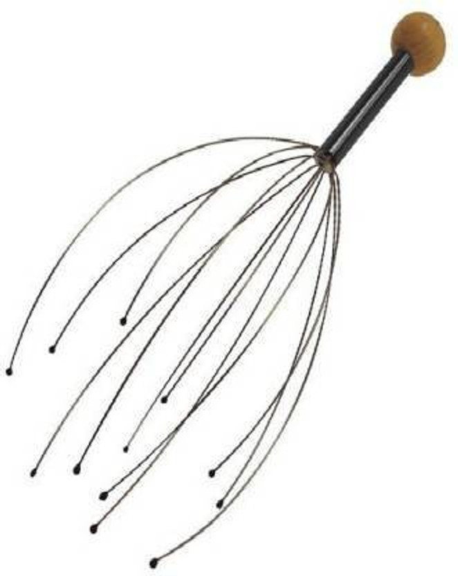 vihan vihan marketing HEAD MASSAGER HEAD MASSAGER Massager(black and silver) - Flipkart Deal