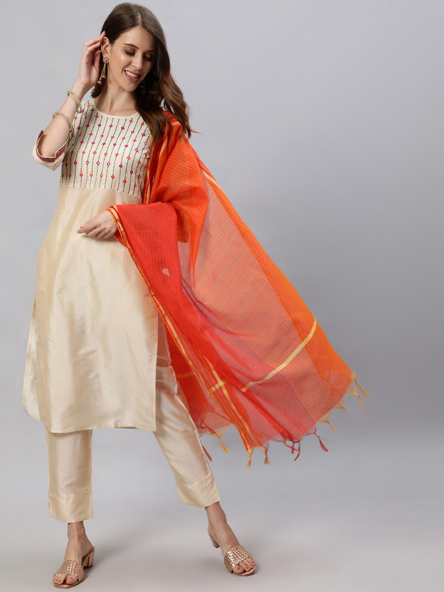 kurta with trouser and dupatta flipkart