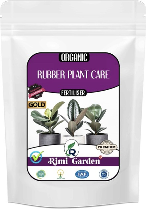 Rimi Garden Rubber plant Care, Essential Organic Fertilizer for Rubber Plant Growth with ++ Charged Growth Microbes Fertilizer(0.9 kg, Powder)
