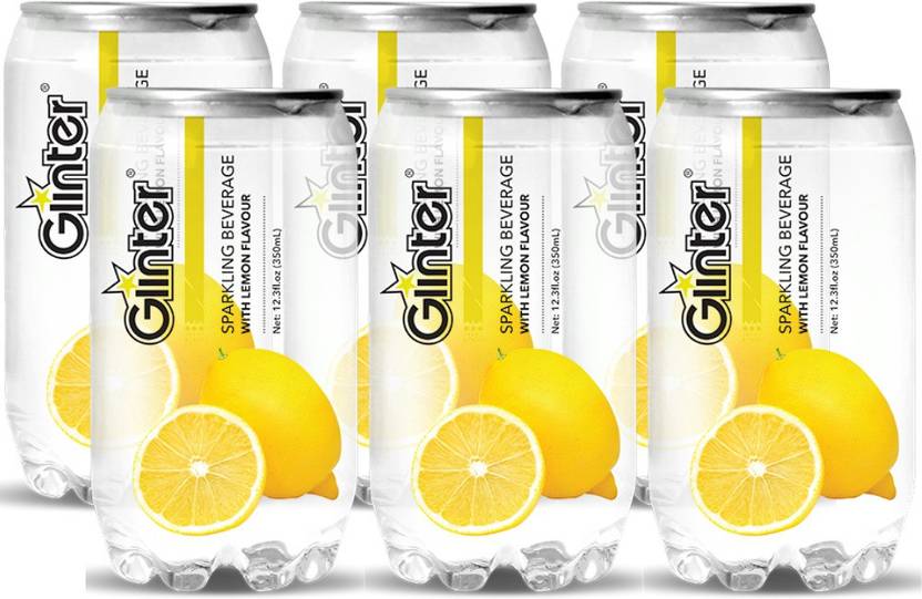 Glinter Sparkling Water Lemon Flavoured Tonic Water best for Mixers