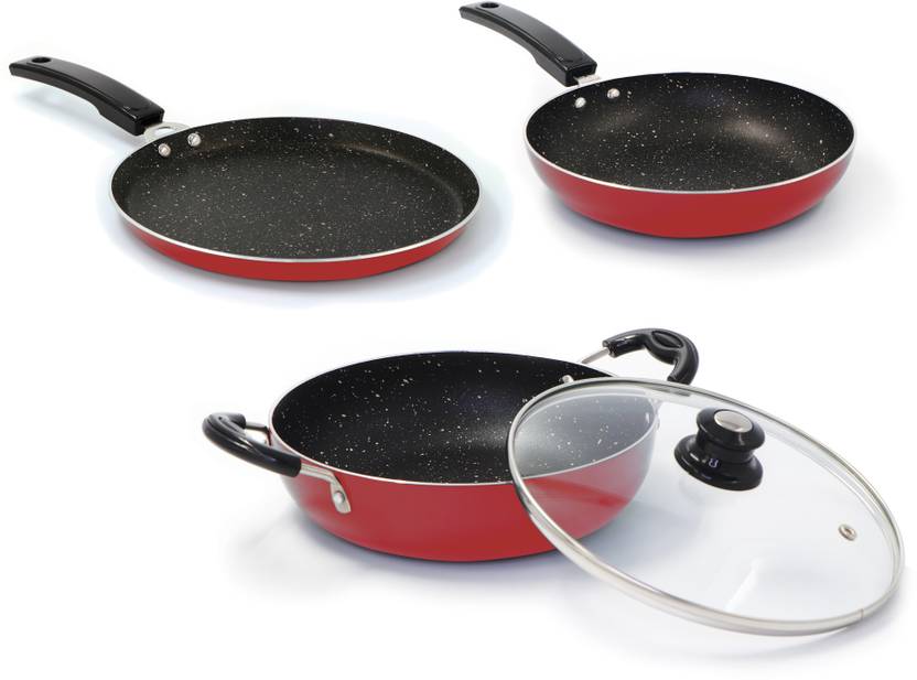 Flipkart SmartBuy Induction Bottom Cookware Set of 3 Price in India
