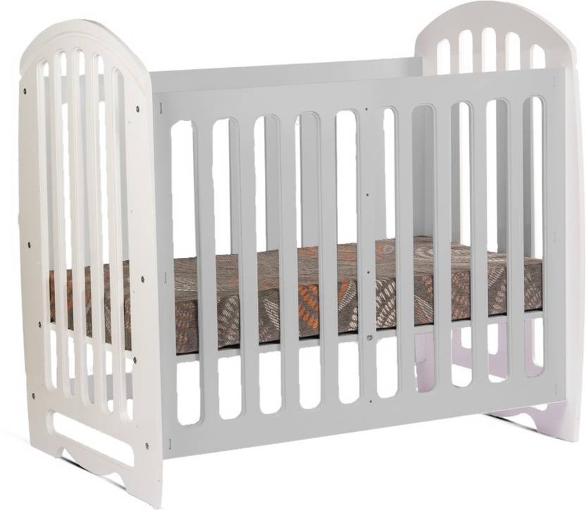 KIDDERY Baby Wooden Cot Baby Cradle Baby Crib with Mosquito Net