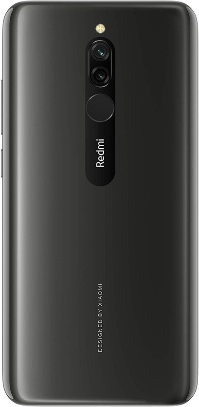 Itish XIAOMI REDMI 8 Premium Back Panel(ONXY BLACK)