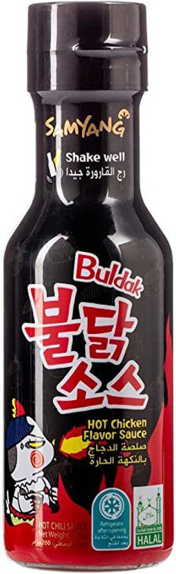 Samyang Hot Chicken Flavor Sauce BLACK -200gm (Pack of 1) (Imported) Sauce(200 ml)