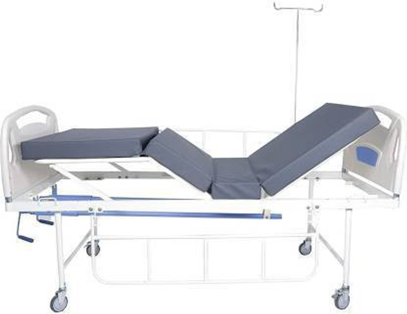 Green Earth Iron Manual Hospital Bed(Elevation Present)