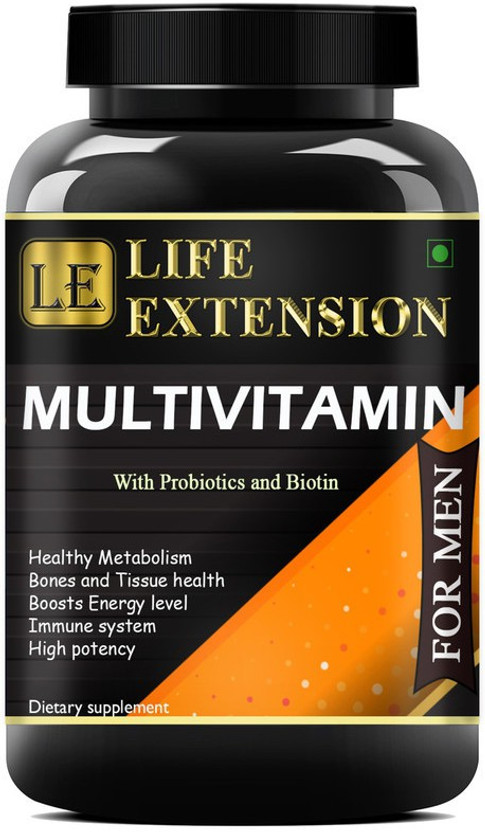 Life Extension Immunity Multivitamins With Probiotics For Men Advanced(60 Capsules)