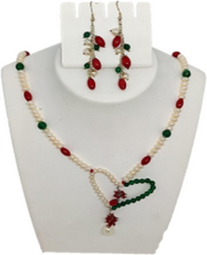 flipkart pearl jewellery sets