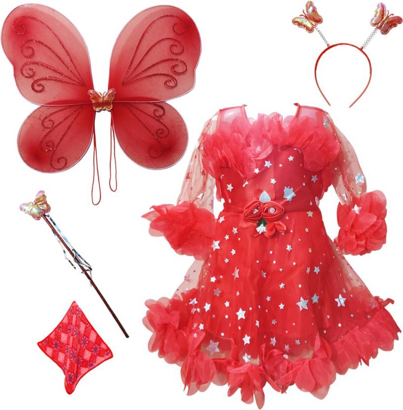 siccity Pari Dress ( Angel Frock ) Kids Costume Wear Price in India ...