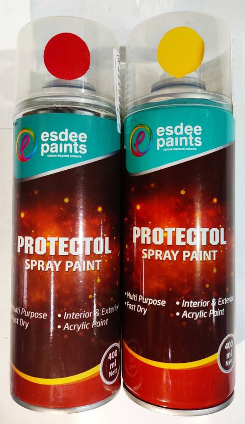 ESDEE RED, YELLOW Spray Paint 800 ml Price in India - Buy ESDEE RED