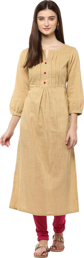 kurti cream colour