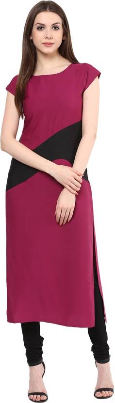 IVES Solid Women's Straight Kurta