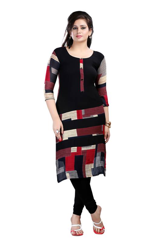 Ziyaa Printed Women's Trail Cut Kurta
