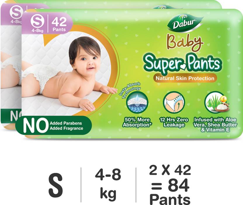 Dabur Baby Super Pants Diaper Infused with Aloe Vera, Shea Butter