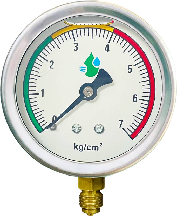 My Irigacio World Bottom Mount Pressure Gauge, 7 kg Irrigation