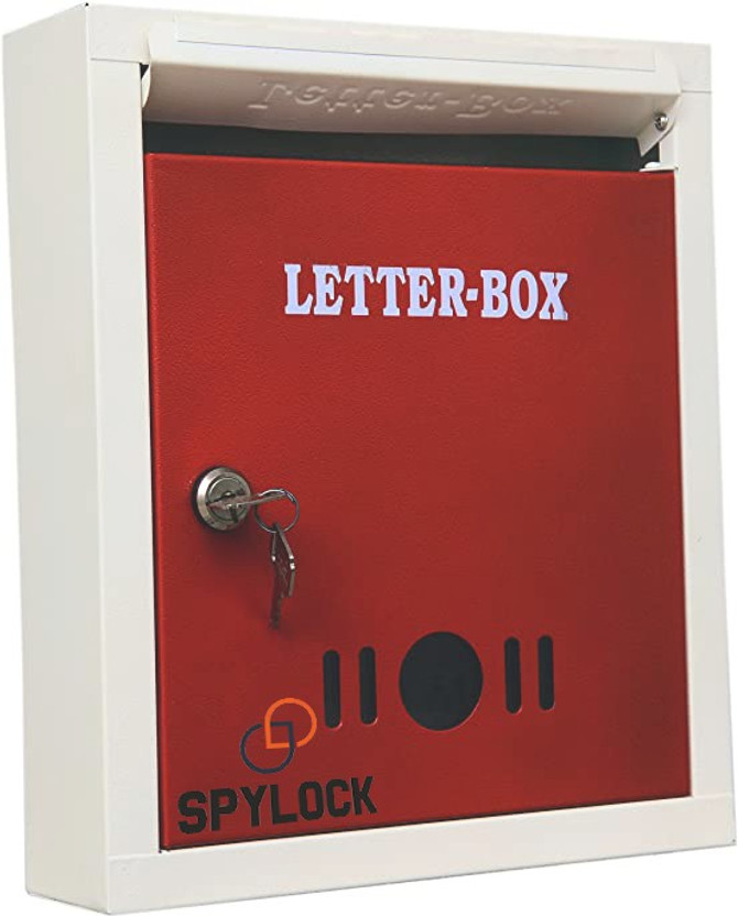 Spylock Wall Mounted Mailbox(RED)