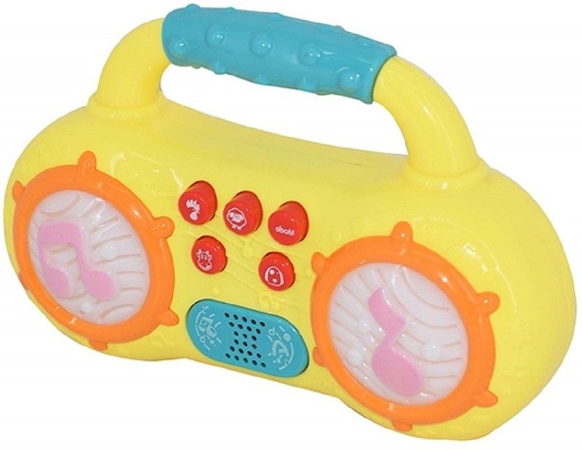 Galaxies Mini Radio Rattle Toy for Baby Made in Safe Non-Toxic, Attractive Rattle for New Born Baby , Children and Toddlers Toy and Infant Products Activity Center,Best for Baby First Toys Rattle(Multicolor)
