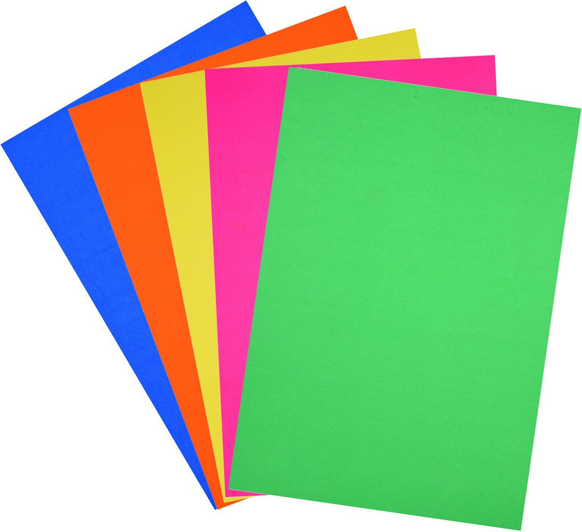 ATLAS Multipurpose Plain A4 80 gsm Coloured Paper(Set of 1, Multicolor)
