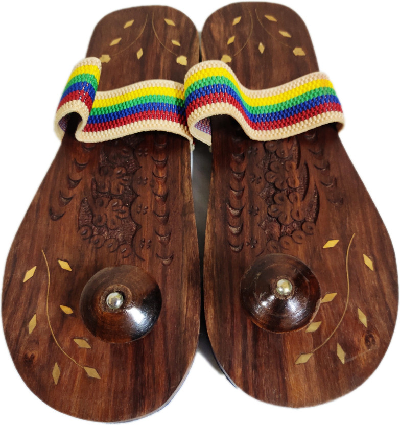 wooden slippers online