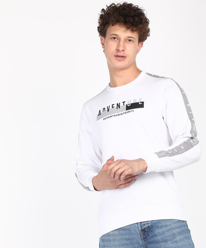 Full Sleeve Printed Men Sweatshirt 