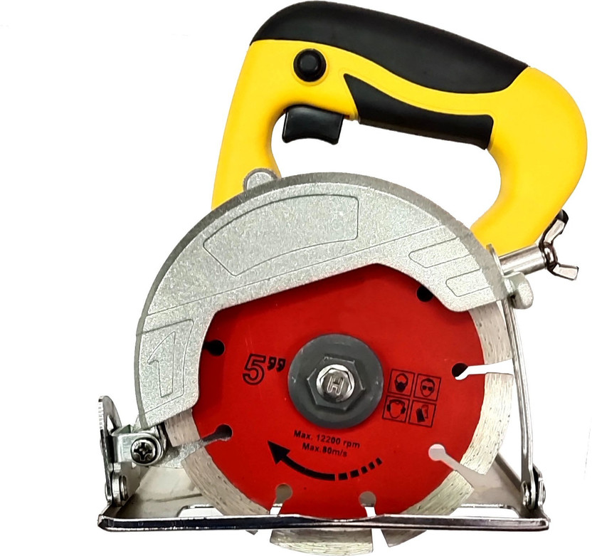Mass Pro 5" Multipurpose Powerful Cutting Machine Professional Series (Disc Dia 5"inch) For Marble/Tile/Granite/Wood/Metal Cutting Handheld Tile Cutter(1380 W)