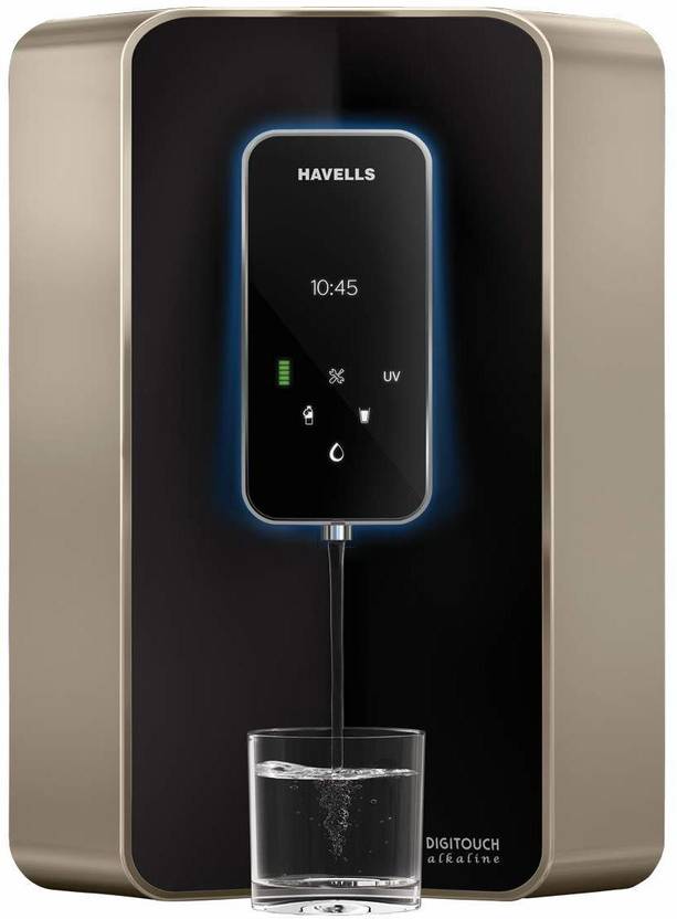 HAVELLS Digitouch Alkaline 6 L RO + UV + UF + TDS Water Purifier 8