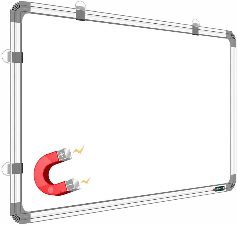 YAJNAS 2x2 feet Whiteboard, Dry Erase Premium Melamine