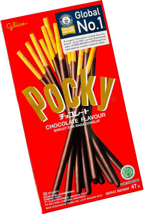 Pocky Chocolate Flavour Biscuit Sticks Imported Assorted Biscuit(47 g)
