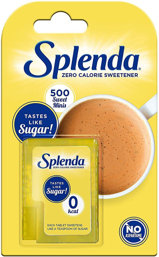 Splenda Sugar Alternative No Calorie Sweetener - 500 Tablets Imported Sweetener(7.5 g)