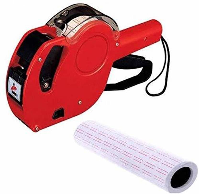 Ditya Crafts Price Labelling Stamping Machine with 10 Labels Rolls