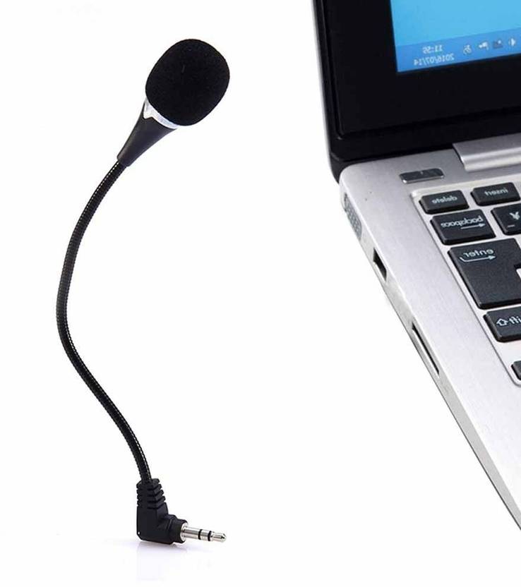 FITUP 3.5MM EXTERNAL MICROPHONE 10CM LIVE ONLINE CLASS LAPTOP PC