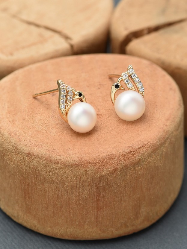 zaveri pearls stud earrings