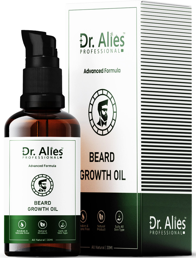 Dr. Alies Professional Premium Beard Growth Oil for Strong and Healthy Beard Growth - No SLS, No Paraben Hair Oil (30 ml) Hair Oil(30 ml)