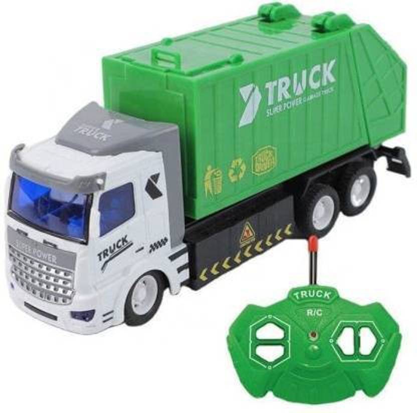 IndusBay Remote control RC Garbage Dumper Truck Sanitation Trash Cane