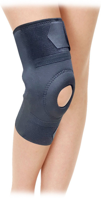 COIF Knee Support for injuries, post surgery with adjustable Knee Support(Black)