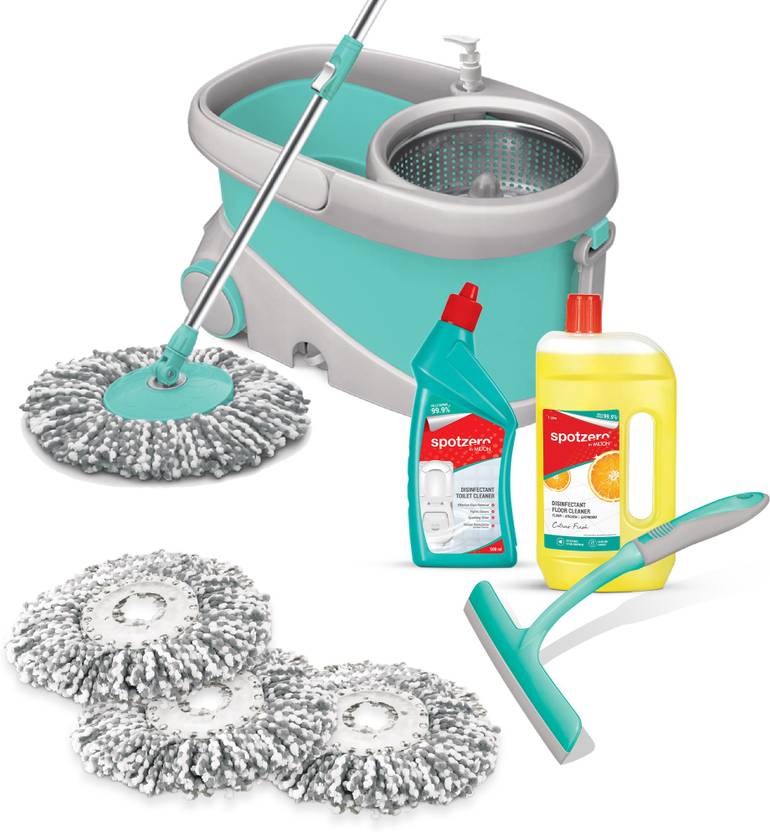 Spotzero by Milton Prime Mop, Toilet, Floor, Kitchen, Refill Kit
