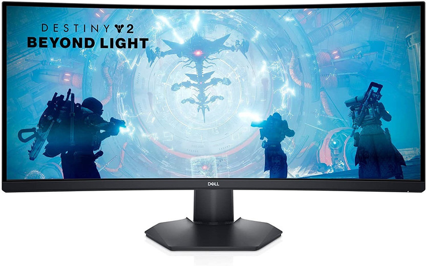 DELL S-Series 85.85 cm (34 inch) Curved WQHD LED Backlit VA Panel Gaming Monitor (S3422DWG)(Response Time: 1 ms, 60 Hz Refresh Rate)