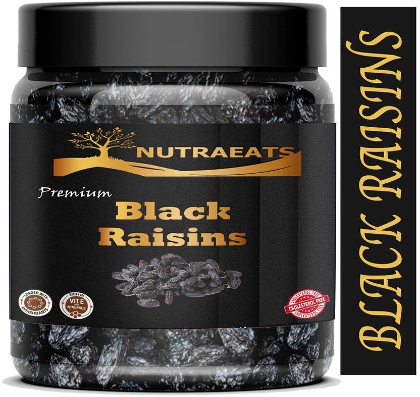 NutraEats Nutrition Premium Afghani Seedless Black Raisins (N1IT280