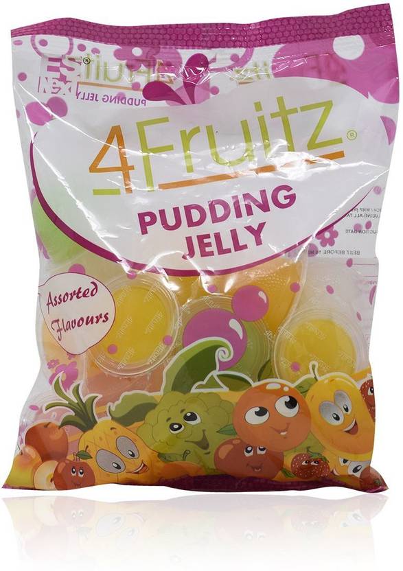 4Fruitz Pudding Jelly 300gm, Pack Of 1 (Imported) Assorted Jelly Candy